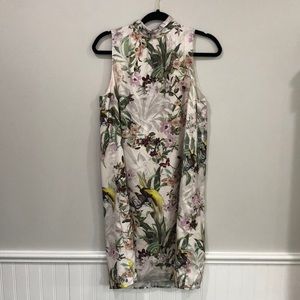 H&M mock neck, sleeveless dress. Size M